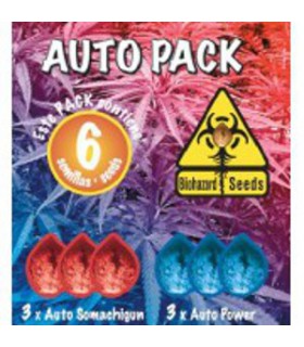 banco de semillas BIOHAZARDSEEDS AUTO PACK1 (6) 100% BIOHAZARDSEEDS