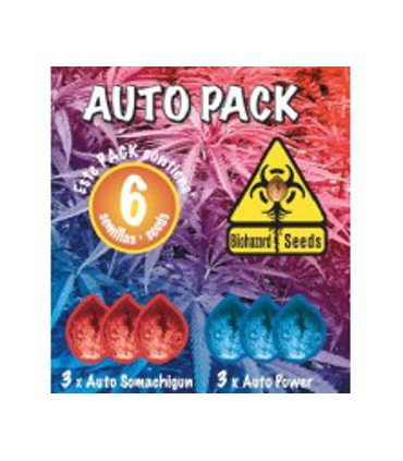 banco de semillas BIOHAZARDSEEDS AUTO PACK1 (6) 100% BIOHAZARDSEEDS